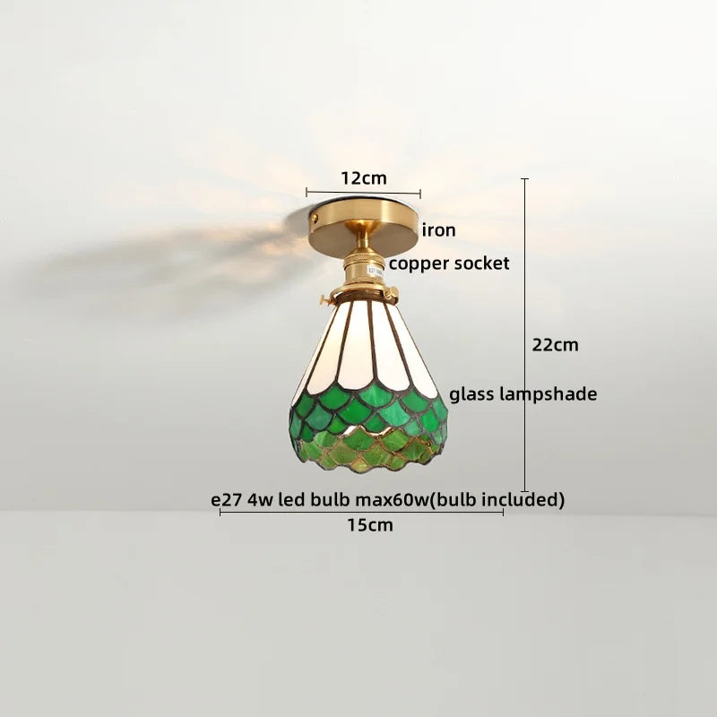 مصابيح سقف زجاجية LED DecorBites™ ديكور فني حديث لإضاءة غرفة المعيشة المنزلية