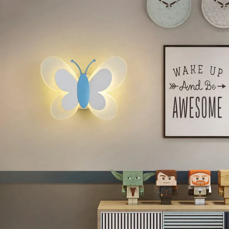 DecorBites™ Butterfly Girl Cartoon Children Room Lamp with Energy-Saving LED for Bedroom