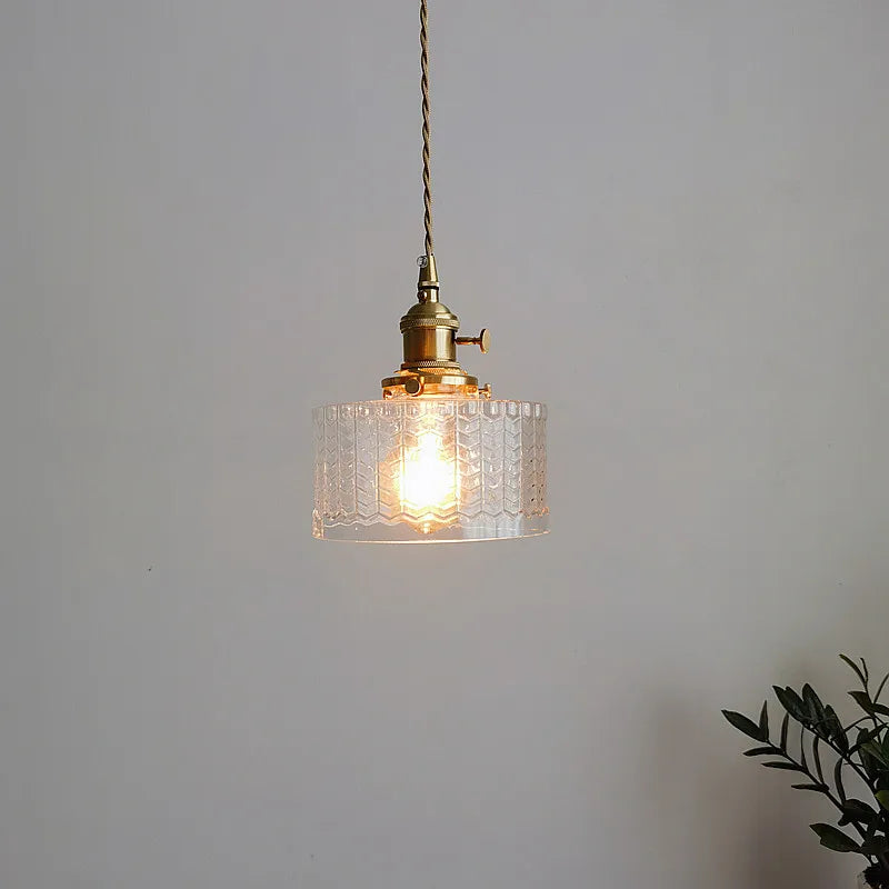 مصباح قلادة DecorBites™ LED زجاجي أخضر لديكور المنزل الحديث وتركيبات الإضاءة