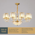 DecorBites™ Crystal Glass Pendant Lamp: Modern European Luxury for Living, Dining, Bedroom