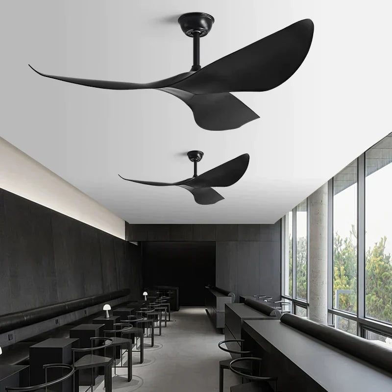 DecorBites™ 52" DC Ceiling Fan with Remote Control for Living Room, Restaurant, Office & Modern Spaces.