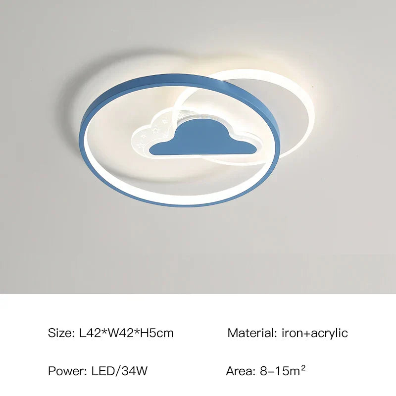ثريا سقف LED لغرف الأطفال DecorBites™ مصباح معلق حديث لغرفة الدراسة في الحضانة