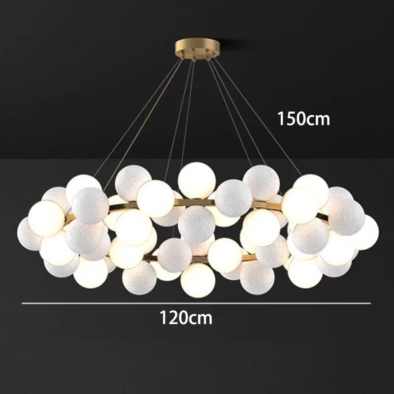 ثريات LED معلقة من DecorBites™ لديكور المنزل العصري، إضاءة داخلية لغرف المعيشة وغرف الطعام
