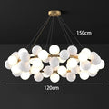 ثريات LED معلقة من DecorBites™ لديكور المنزل العصري، إضاءة داخلية لغرف المعيشة وغرف الطعام