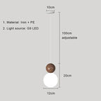 Nordic Cream Metal Pendant Light