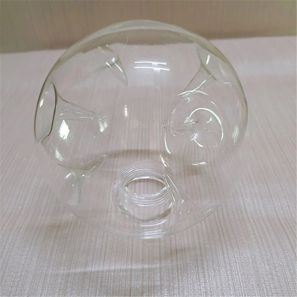 DecorBites™ Gray Glass Shade Replacement for E27 Lamp with Screw Fitter Opening