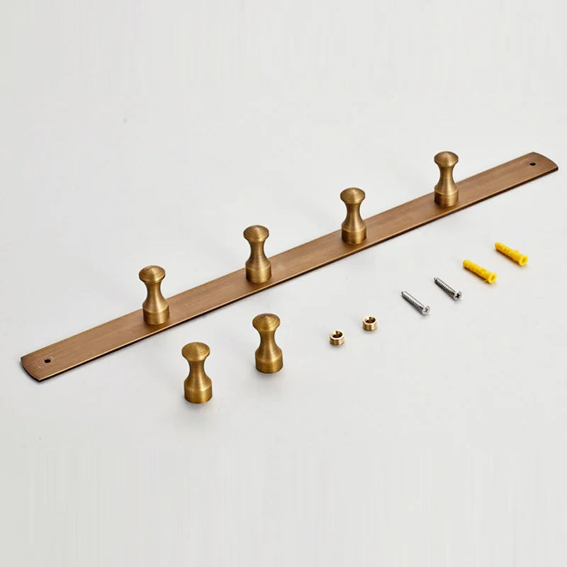 DecorBites™ Antique Brass Finish Robe Hook, Copper Bathroom Hardware, Bathroom Accessories