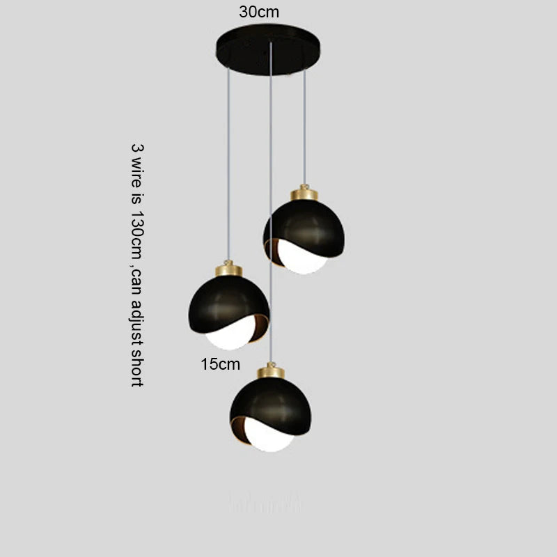 Modern Glass Globe Pendant Light
