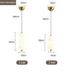 Nordic Gold 4-Globe Metal Pendant Light