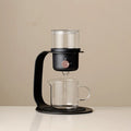 DecorBites™ Glass Kung Fu Tea Pot for Tea and Coffee Brewing