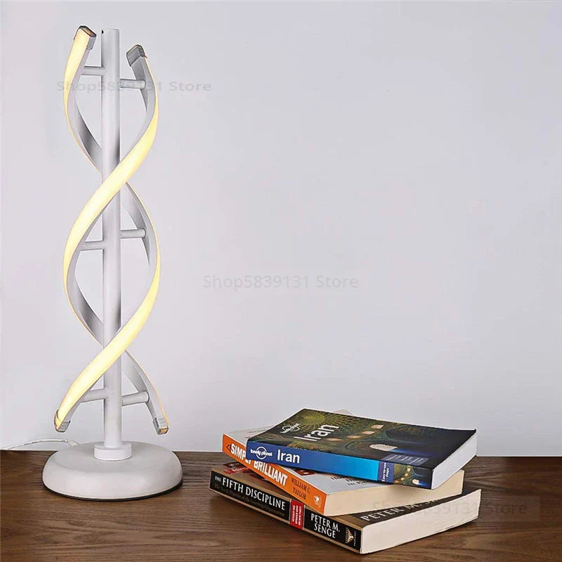 مصباح أرضي LED أكريليك فني من DecorBites™ ديكور منزلي عصري لغرفة المعيشة وغرفة النوم