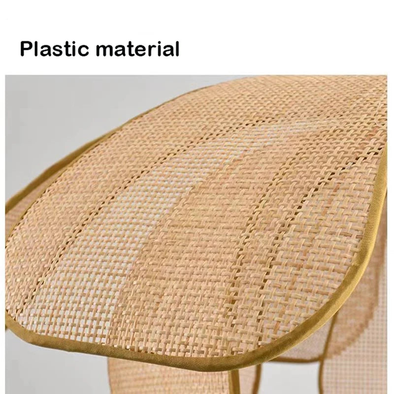 Hand-Woven Natural Rattan Petal Pendant Light