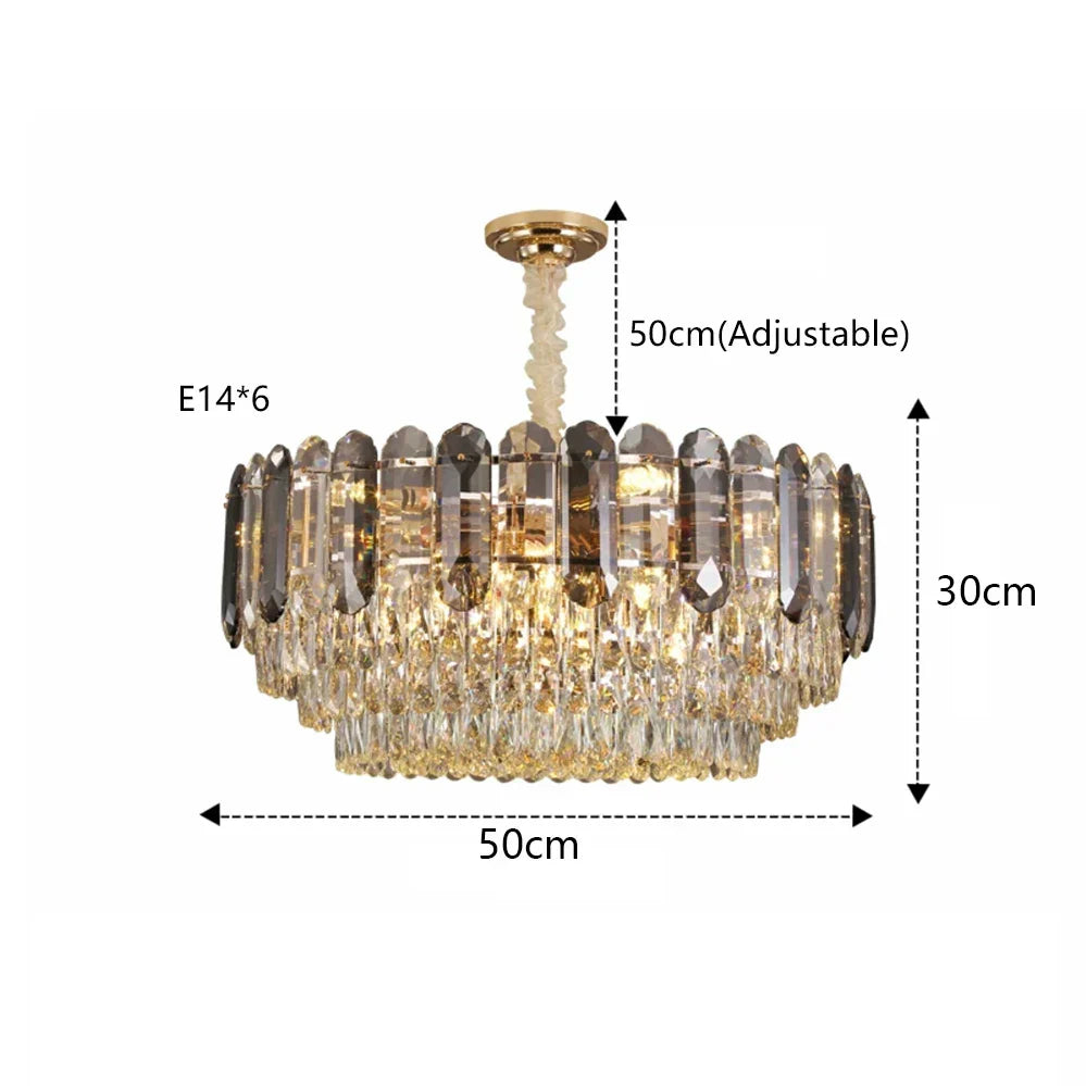 DecorBites™ Crystal LED Wall Lamp: Minimalist Luxury Lighting for Living Room TV Background