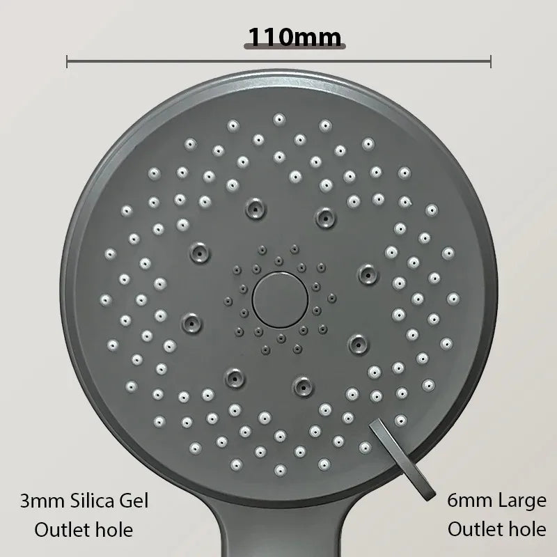DecorBites™ 5-Mode Adjustable High Pressure Shower Head for Luxurious Bathroom Experience.