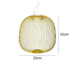 Spokes Birdcage Pendant Light in Polished Chrome