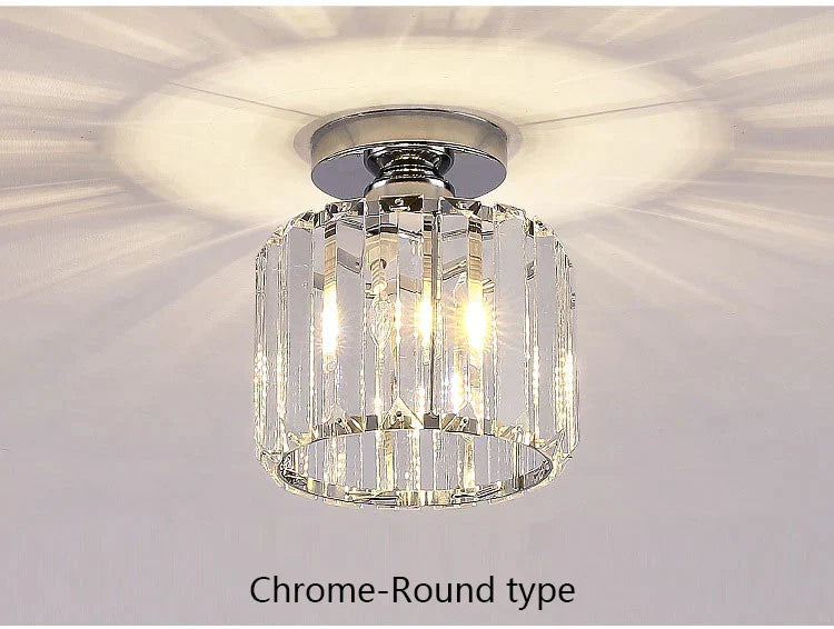 DecorBites™ ثريا كريستال LED للممرات والمداخل والمساحات المعيشية