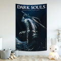 DecorBites™ Dark Souls 3 Tapestry: Gamer Room Decor Psychedelic Background.