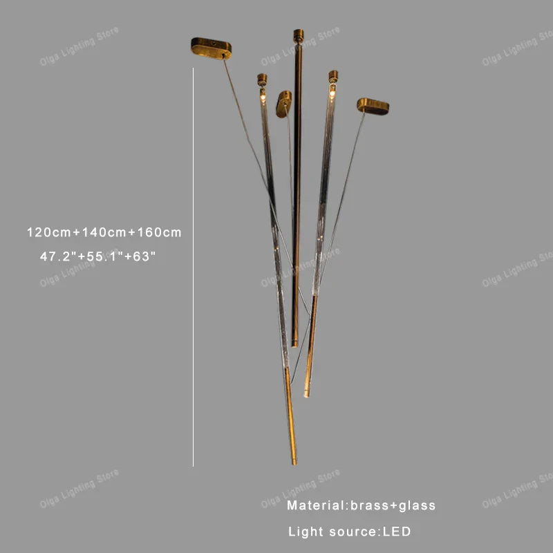 مصباح DecorBites™ الصناعي الاسكندنافي LED المعلق لديكور غرفة الطعام