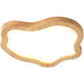 Plafonnier LED en bois en forme de nuage DecorBites™ pour salon moderne de style nordique