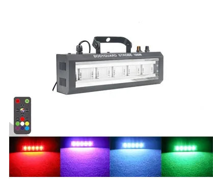 مصباح ستروب أبيض LED للتحكم التلقائي بالصوت بقدرة 100 واط من DecorBites™ للعروض الموسيقية