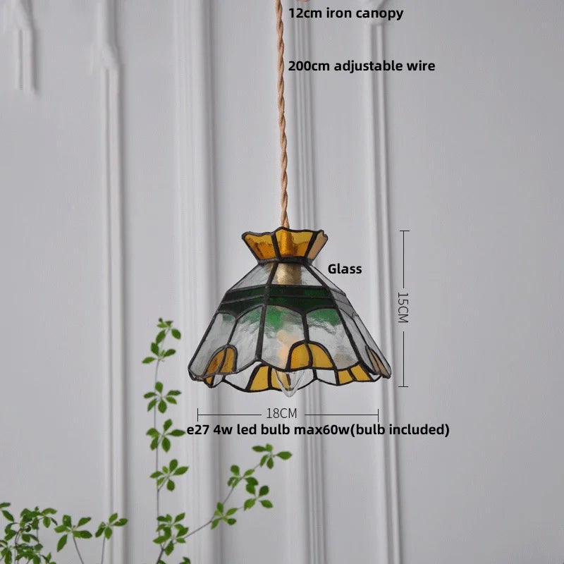 DecorBites™ Clear Glass LED Pendant Lights for Modern Home Decor and Restaurant, 200cm Wire