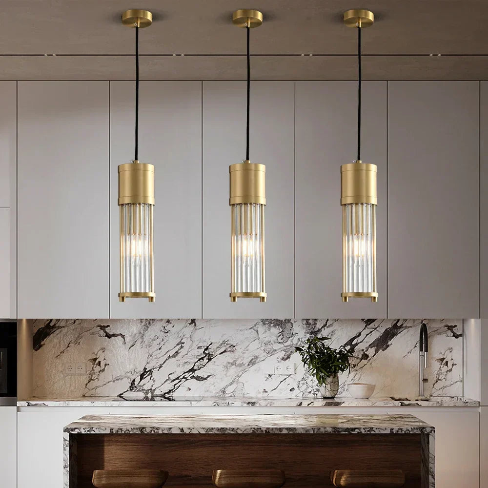 فوانيس الإضاءة المعلقة من DecorBites™ بزجاج عاكس لجزيرة المطبخ وغرفة الطعام