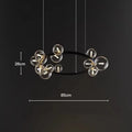 DecorBites™ Glass Ball Pendant Chandelier for Kitchen Dining Living Room