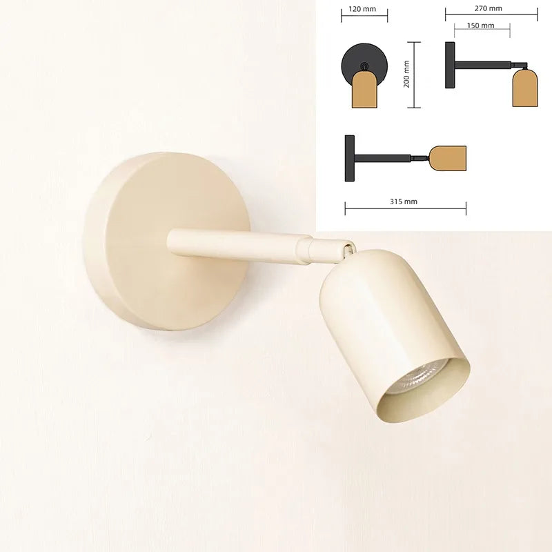 DecorBites™ Adjustable GU10 LED Wall Sconce Modern Wall Light for Living Room & Bedroom