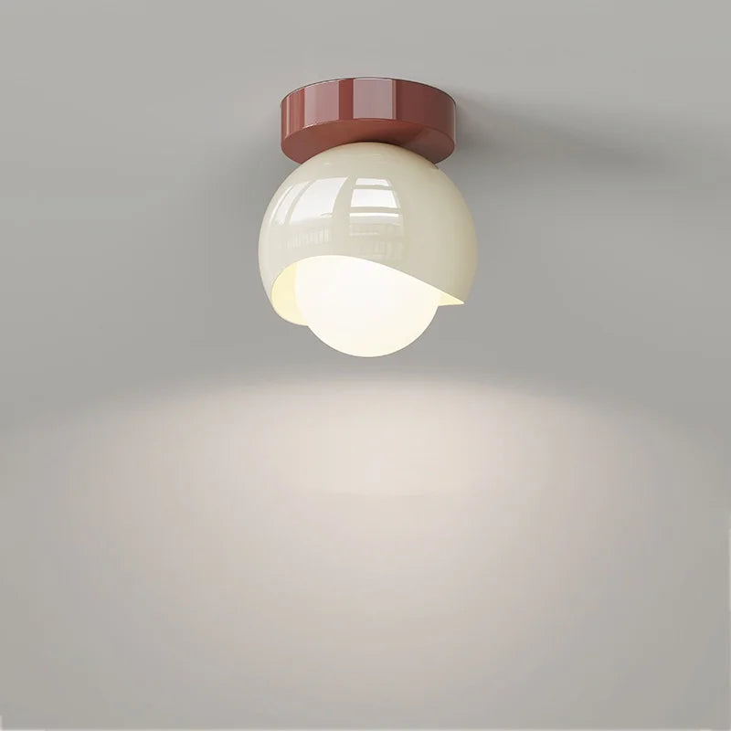 DecorBites™ Glass Iron LED Ceiling Lamp Light Fixtures Modern Home Decoration