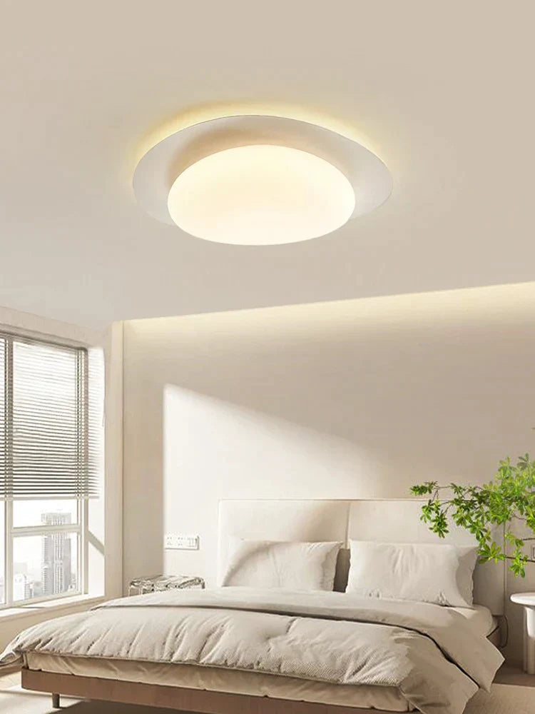 DecorBites™ Cream Style Cobblestone Ceiling Light for Master Bedroom