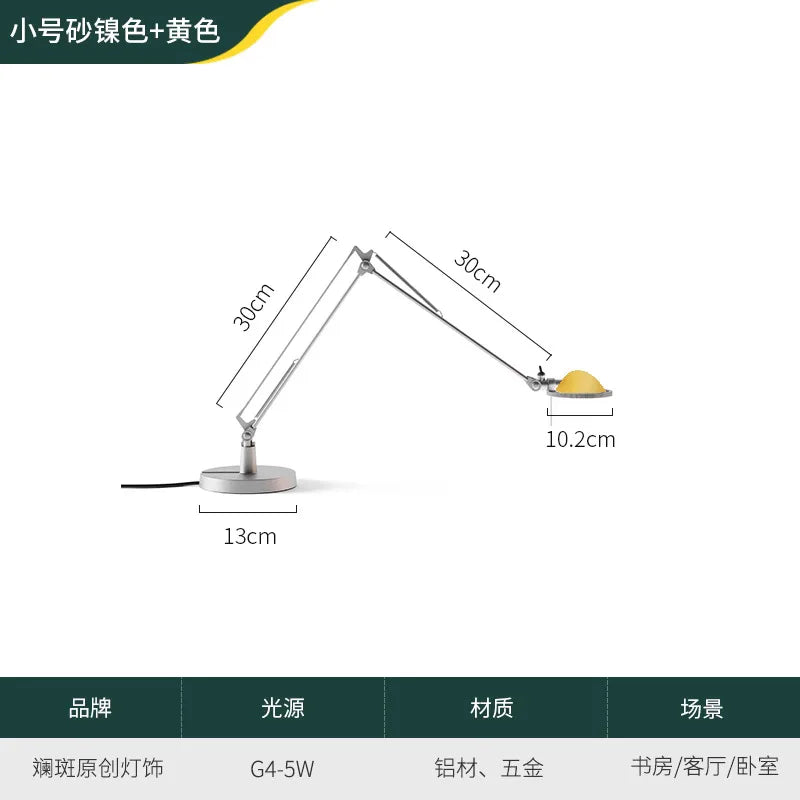 DecorBites™ Adjustable LED Desk Lamp for Home, Studio, Study, Bedroom, Cafe