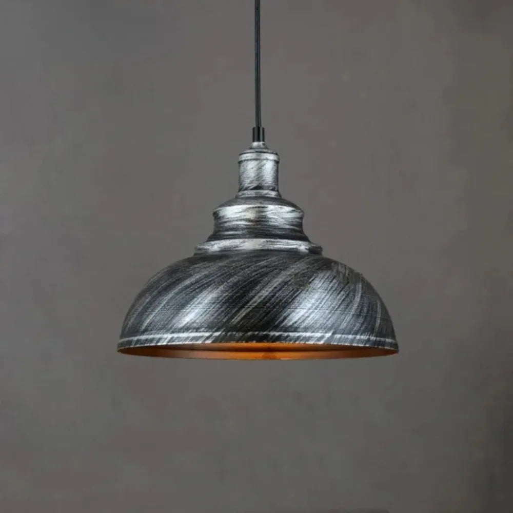 Retro Industrial Color Block Aluminum Pendant Light