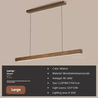 Nordic Linear Wood LED Pendant Light