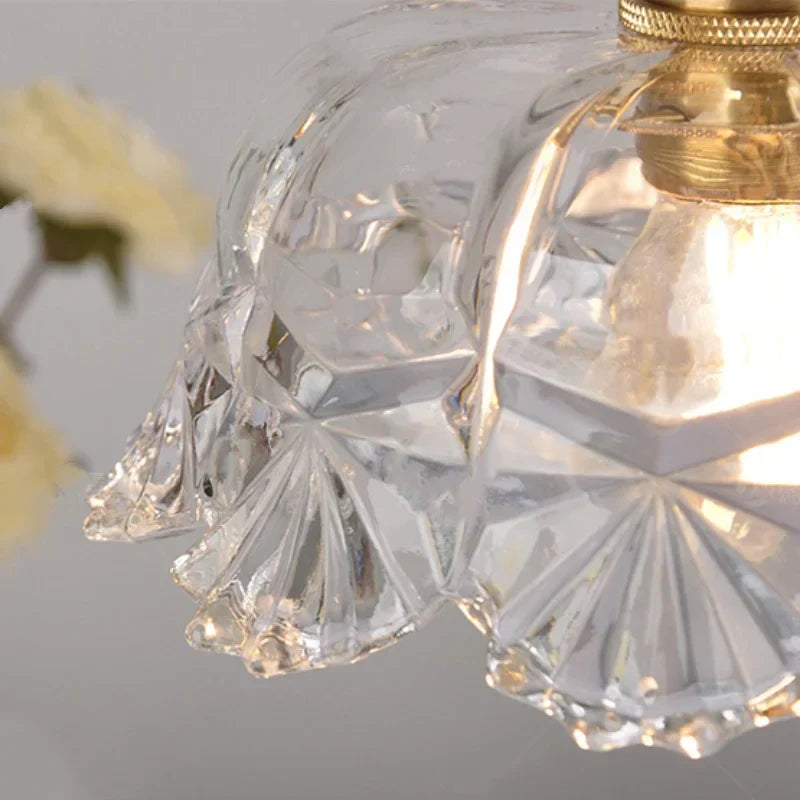 DecorBites™ Clear Glass LED Wall Light - Modern Nordic Design