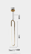 DecorBites™ LED U-shaped Bar Chandelier for Dining Living Bedroom - Nordic Minimalist Style