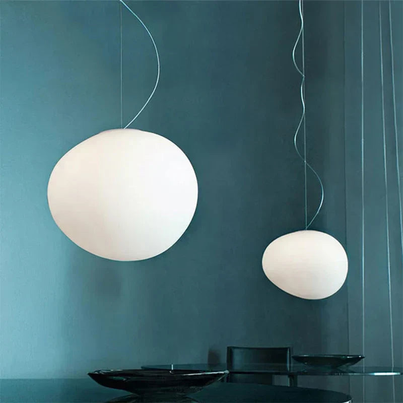 DecorBites™ Gregg Glass Pendant Light: Stylish LED Hanging Lamp for Dining Kitchen LOFT.