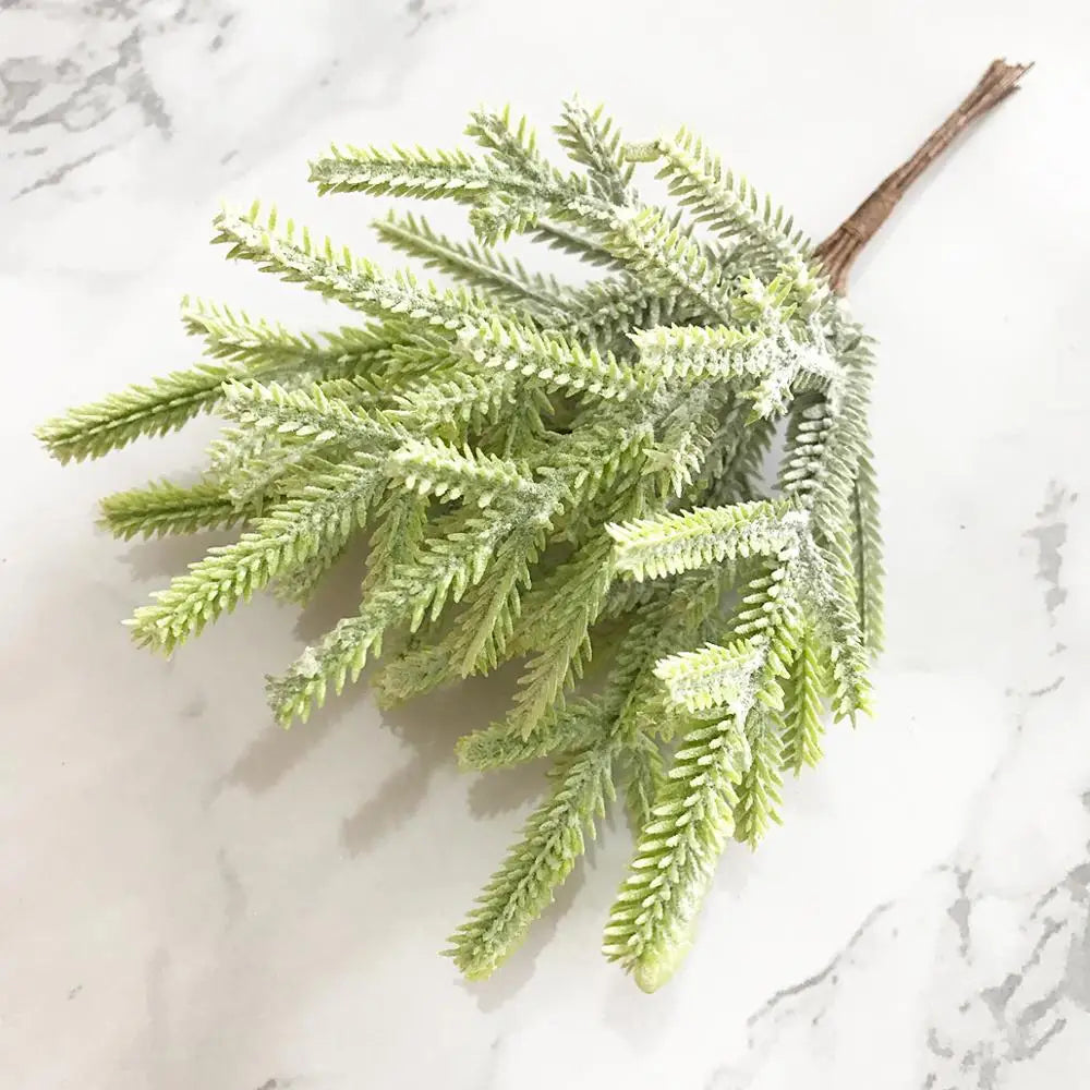 DecorBites™ Green Plant Flower Cherry Stamen Berries Bundle for DIY Decor and Gifts