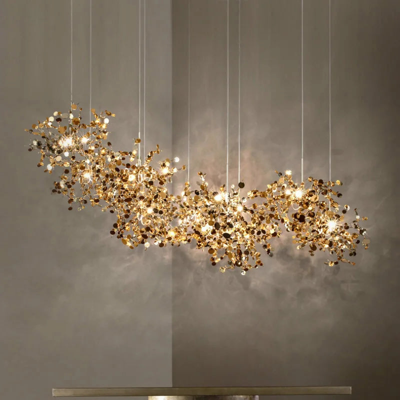 DecorBites™ ثريا LED: بساطة عصرية لغرفة المعيشة، غرفة الطعام، المطبخ، غرفة النوم - إضاءة ديكور منزلي