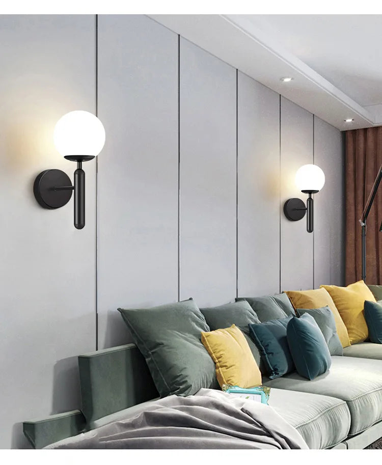 DecorBites™ LED Wall Sconce with G9 Bulb for Indoor Lighting in Black Gold