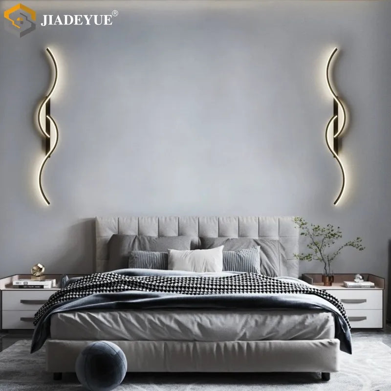 مصباح جداري LED من DecorBites™ لغرفة المعيشة وغرفة النوم والإضاءة الداخلية