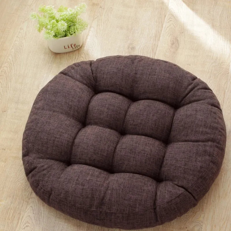 DecorBites™ Kids' Round Floor Cushions: Flexible Seating for Home, Preschool, Yoga