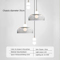 DecorBites™ Glass Ball Pendant Light for Duplex Stairwells, Living Room, Bedroom, and Staircase Decor