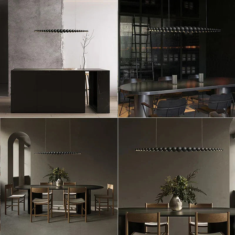 مصابيح LED الخطية المعلقة DecorBites™ للمطبخ وغرفة الطعام وغرفة المعيشة والمكتب