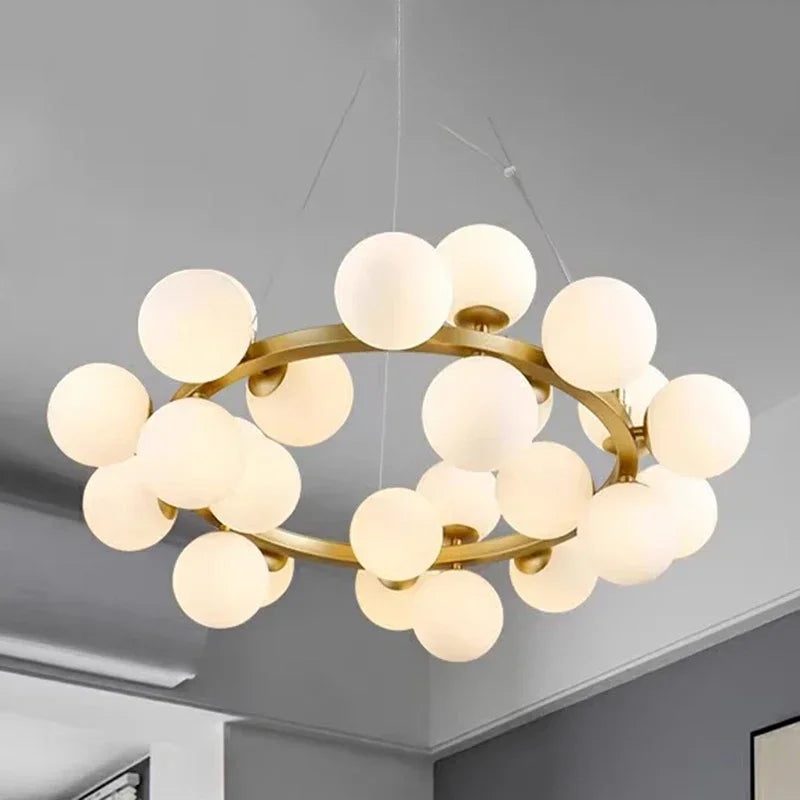 DecorBites™ Suspensions LED en Verre Soufflé pour la Décoration et l'Éclairage Intérieur