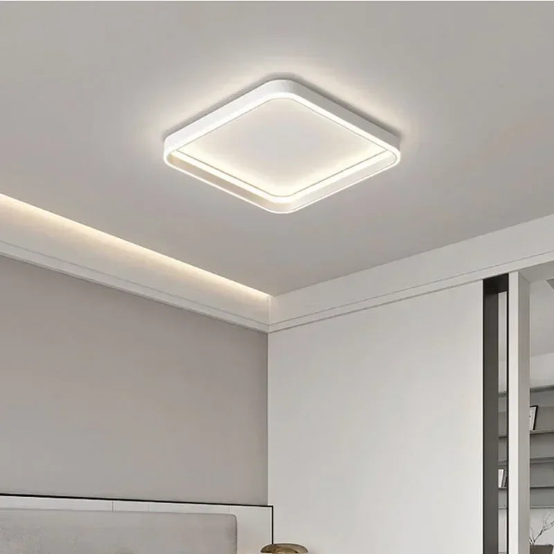 DecorBites™ Geometric LED Ceiling Lamp Chandelier for Living Dining Room Study Bedroom Aisle Balcony