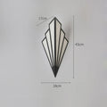 مصباح حائط بمروحة LED من DecorBites™ للإضاءة الداخلية - E14 5W