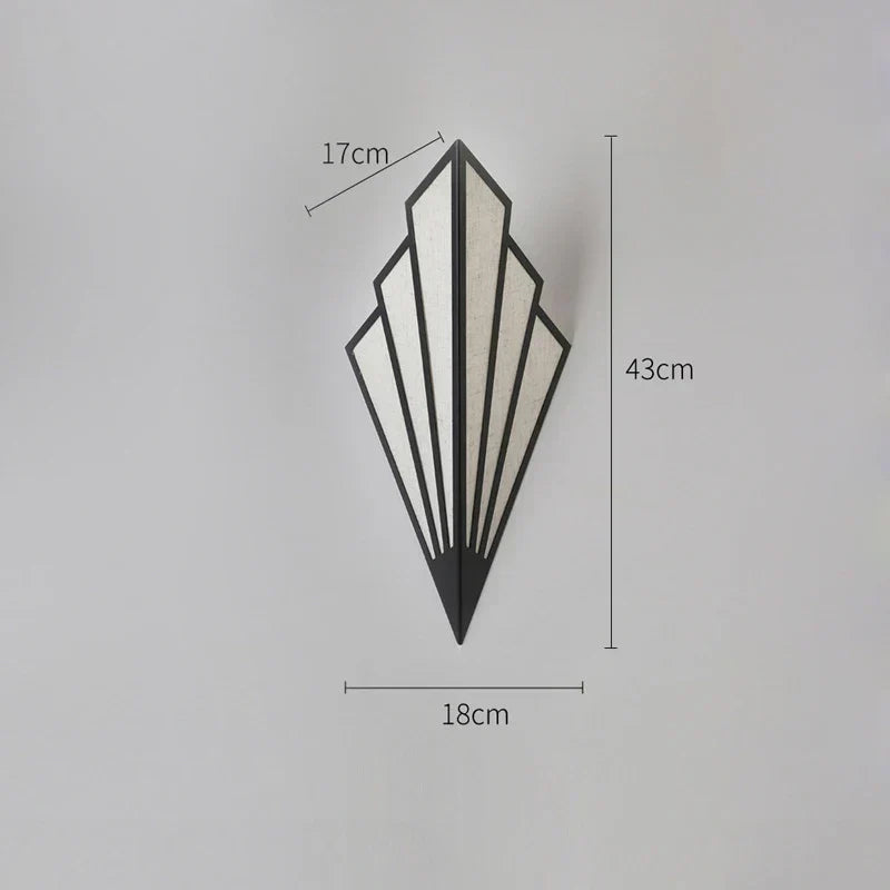 مصباح حائط بمروحة LED من DecorBites™ للإضاءة الداخلية - E14 5W