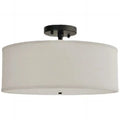 DecorBites™ Country Fabric LED Ceiling Light, Modern Wrought Iron Chandelier for Dining Room