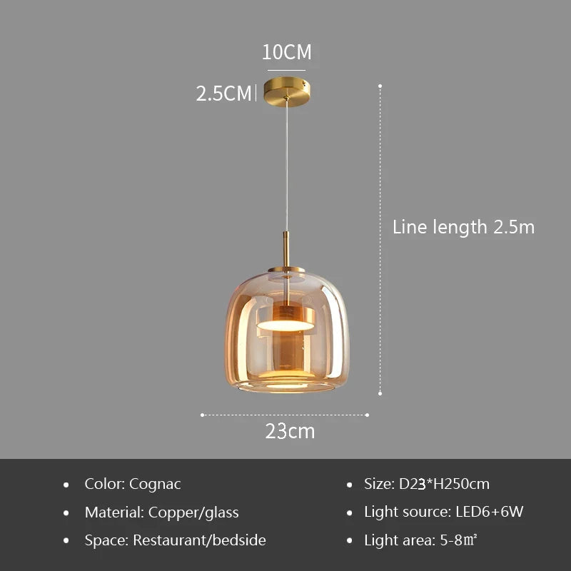 Modern Gray Glass Pendant Light With Plated Finish