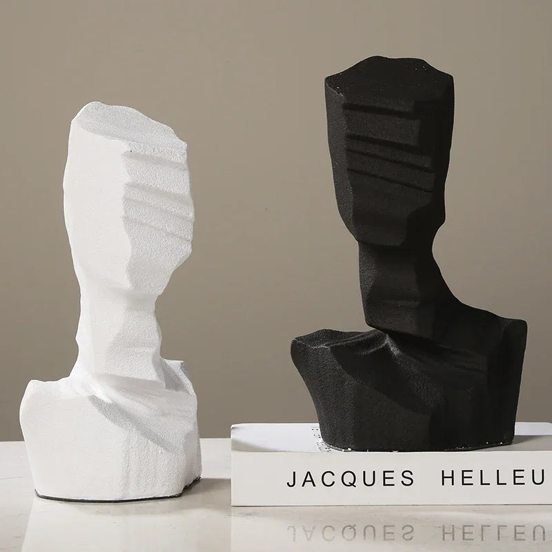 Abstract Resin Decoration DecorBites™ - Elegant Art Sculpture for Office, Living Room & Desktop